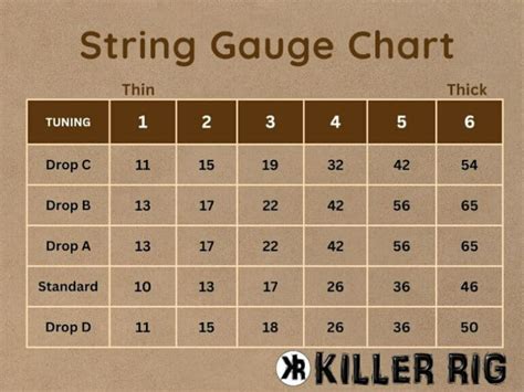 Guitar String Gauge Guide With Diagrams (2024) - Killer Rig