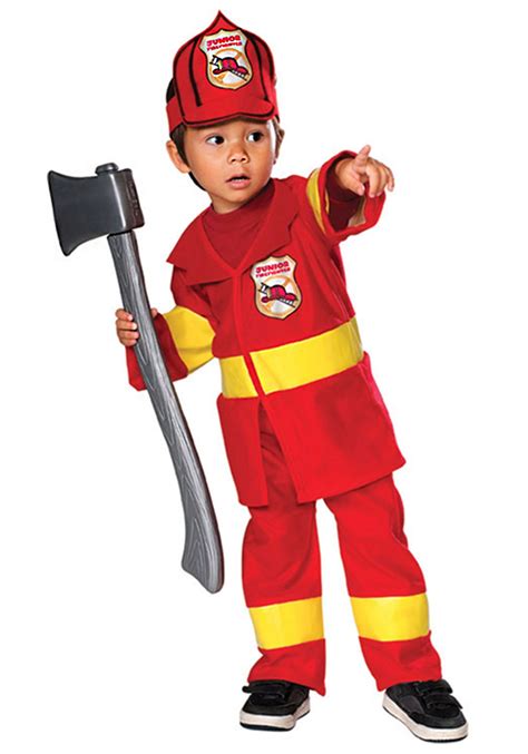 Boys Firefighter Toddler Costume - Child Fireman Costumes