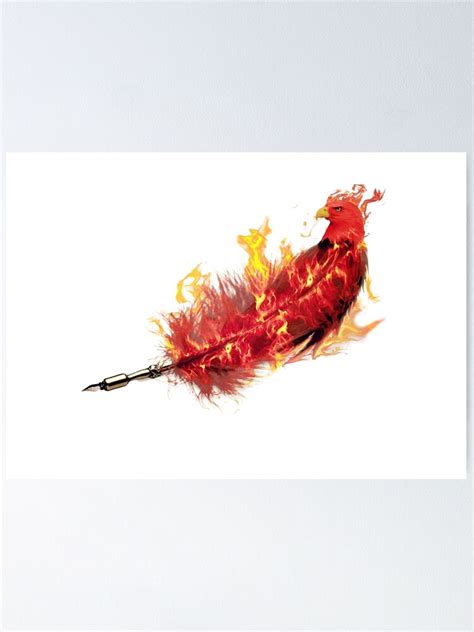 "Phoenix - Feather" Poster by MaxencePierrard | Redbubble