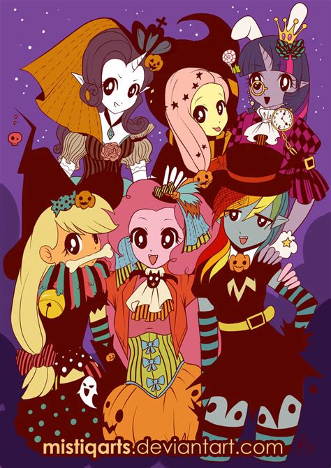 My Litle Pony Halloween by Mistiqarts on DeviantArt