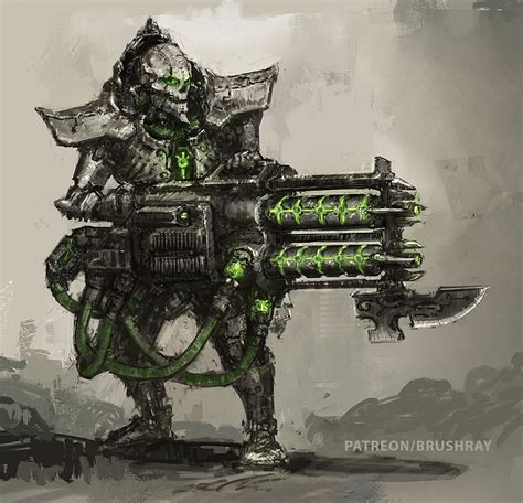 Necron fanart by brushray on DeviantArt | Warhammer 40k artwork, Warhammer 40k necrons ...