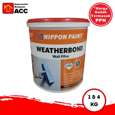 Jual Nippon Weatherbond Wall Filler | Plamur Plamir Tembok Exterior - 1kg - Kota Depok - Toko ...