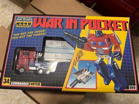 DX9 war in pocket commander 34 Dutch optimus prime, Hobbies & Toys ...