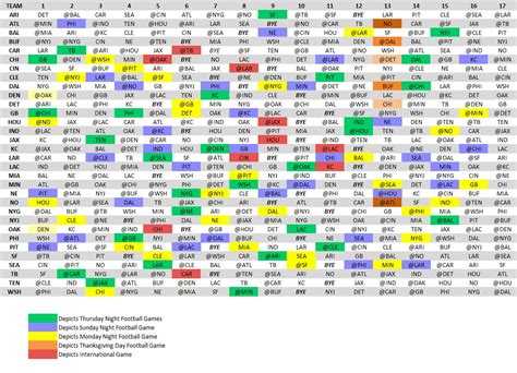 Print My Nfl Schedule | Calendar Printables Free Blank