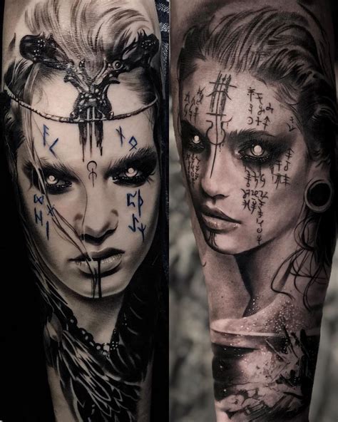 Instagram | Wikinger tattoo, Kriegerin tattoo, Wikinger runen-tattoo