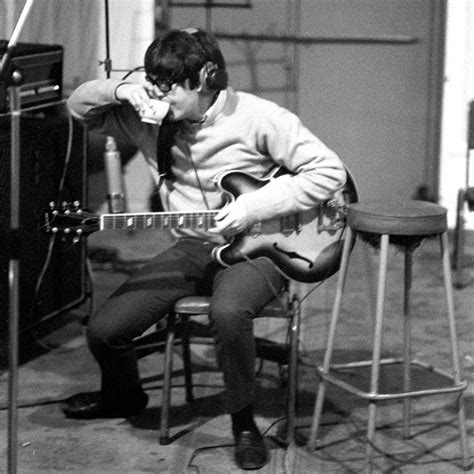 Paul, during a Revolver recording session, 1966 : r/beatles