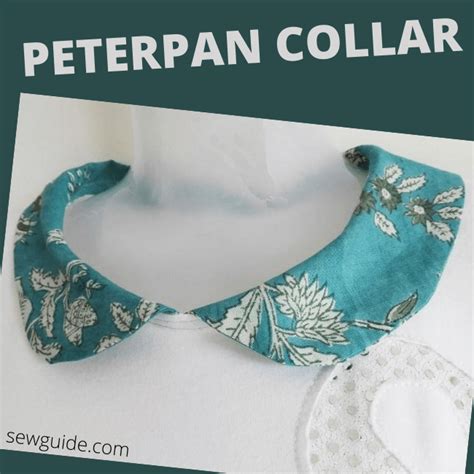 Peter pan collar {Sewing pattern & Tutorial} - Sew Guide in 2021 | Sewing collars, Sewing ...