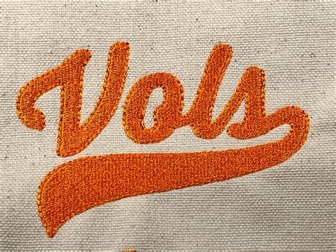 Tennessee Vols Cursive Logo Embroidery Design Pes File Dst - Etsy Australia