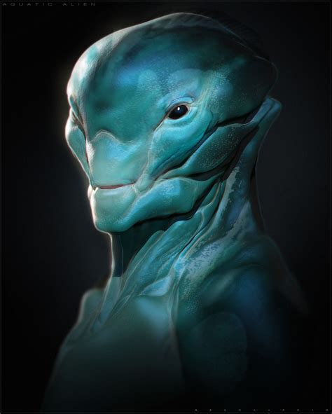 ArtStation - AQUATIC/DESERT ALIENS, Ben Mauro | Alien concept art, Alien concept, Alien creatures