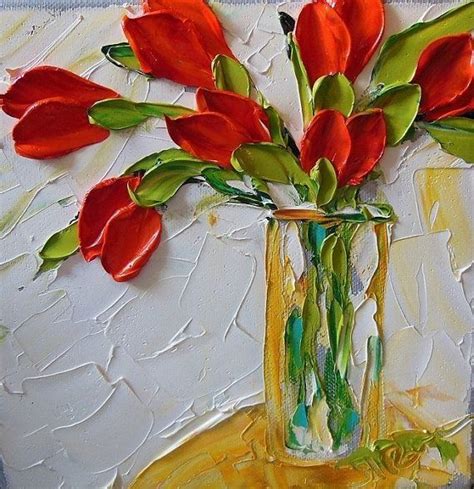 Pin by luciapario on dipinti astratti | Impasto painting, Flower art, Flower painting