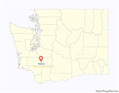 Map of Morton city, Washington - Thong Thai Real