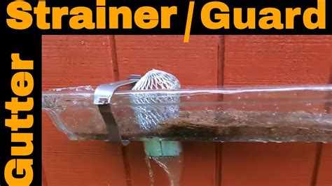 GUTTER STRAINER OR GUTTER GUARD? what works the best? - YouTube