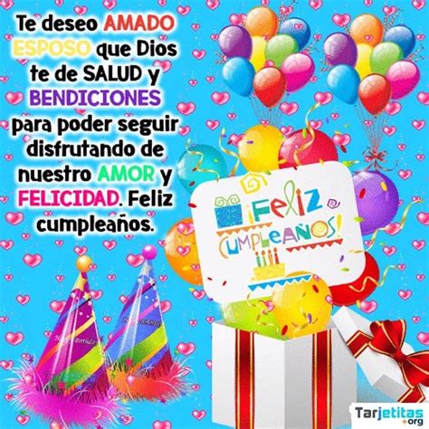 🎊🎇🎉Feliz CUMPLEAÑOS mi ESPOSO... - Tarjetas de Cumpleaños