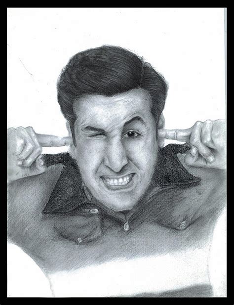 Ranbir kapoor Barfi Drawing by Sagar Phad