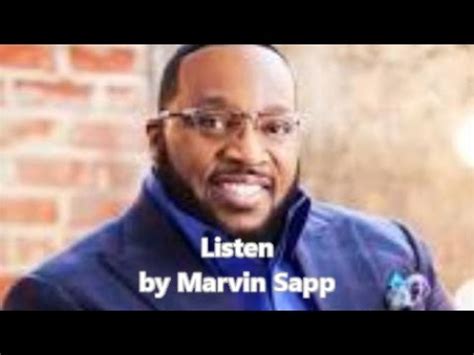 Listen (Lyric Video) by Marvin Sapp - YouTube