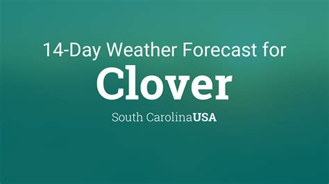 Clover, South Carolina, USA 14 day weather forecast