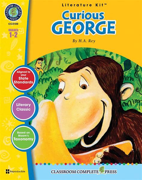 Curious George - Novel Study Guide - Grades 1 to 2 - Print Book - Lesson Plan - CCP Interactive