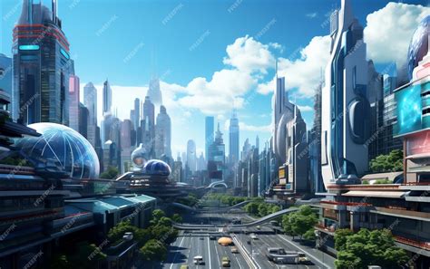 Premium AI Image | New York City in 2050 Futuristic and Renowned