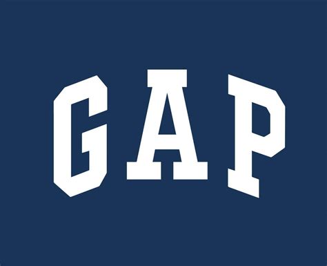 Gap Logo Brand Symbol White Design Clothes Fashion Vector Illustration ...