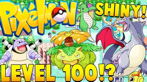 MAX LEVEL 100 (SHINY POKEMON) | Minecraft - Pixelmon Mod Battle ...