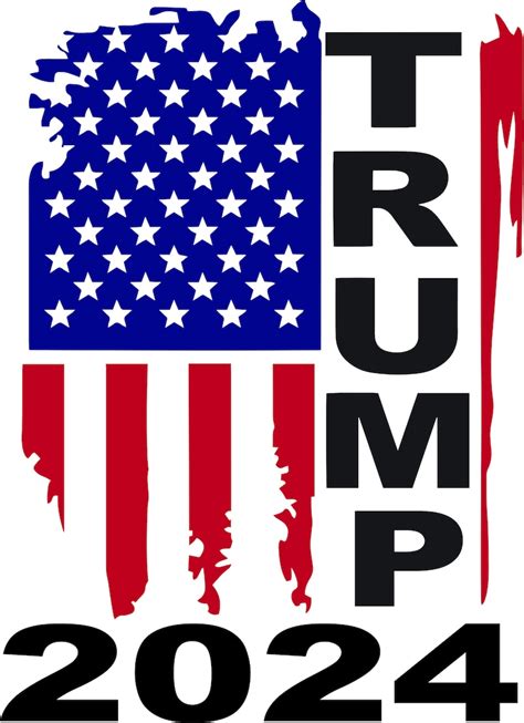 Trump 2024 Flag Svg Trump Svg Trump 2024 Svg Clipart For Etsy | Images ...