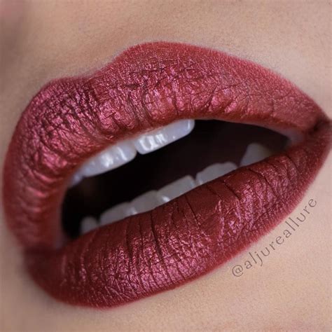 @colourpopcosmetics Ultra Metallic Lip in "Mugshot" and Lippie Pencil in "Poison". | Metallic ...