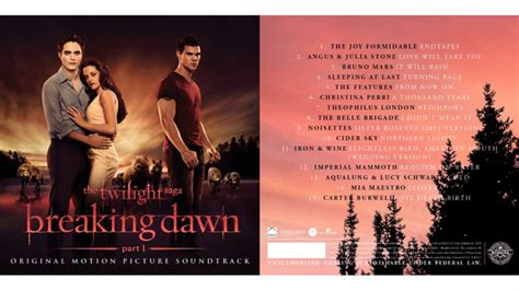 ‘Twilight: Breaking Dawn Part 1’ Soundtrack: Album Art and Track List ...