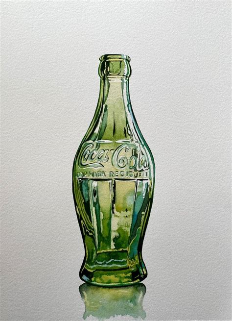 Iconic Coke bottle (162) Painting by Serpil Umit | Saatchi Art