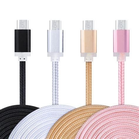 Micro USB Cable fast charging cable Extra Long Nylon Braided Hi-Speed USB 2.0 A Male to Micro B ...