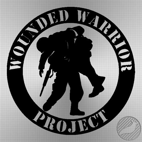 Wounded Warrior Project Vinyl Decal drawing free image download