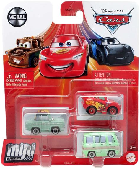 Disney Pixar Cars Die Cast Metal Mini Racers Rusty Rusteze, Lightning ...