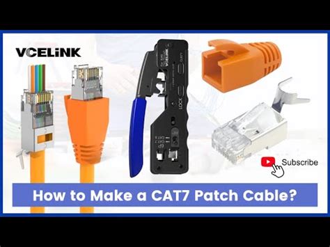 How to Make a CAT7 Patch Cable? An Easy Guide | VCELINK - YouTube