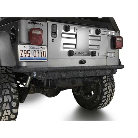 J0049313 Fits Jeep Wrangler TJ 1997-2006. Rear Bumper. Texturized Black. Made in the USA.', Jeep ...