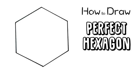 How to Draw a Perfect Hexagon - YouTube