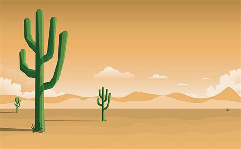 Cactus Desert Scenes Clip Art