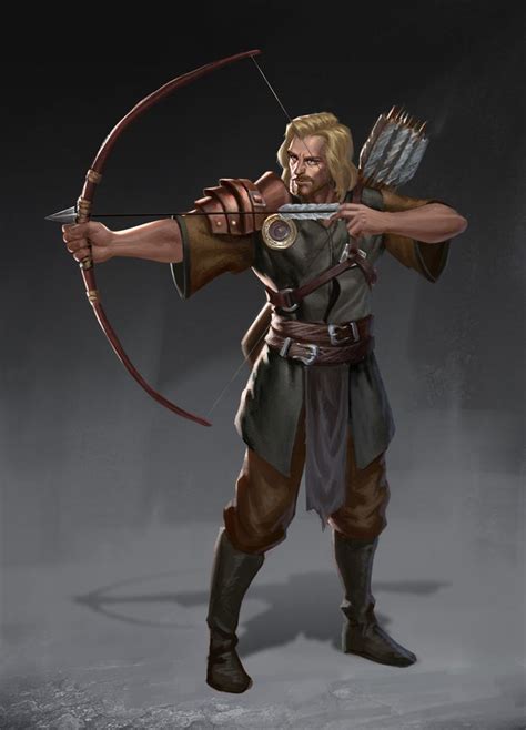 The archer, shuqi Dang on ArtStation at https://www.artstation.com ...