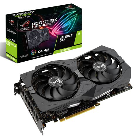 ASUS GeForce GTX 1650 SUPER ROG-STRIX-GTX1650S-O4G-GAMING (90YV0E10 ...