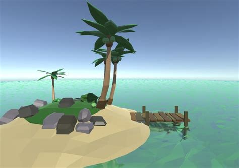 Low Poly Island | CGTrader