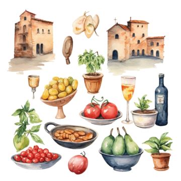 Watercolor Italy Clip Art, Map, Watercolor, Clip Art PNG Transparent Image and Clipart for Free ...