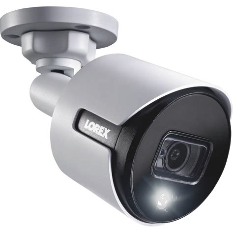 Lorex 4K Active Deterrence Bullet Security Camera with Color Night Vision — Model# LBV8541X ...