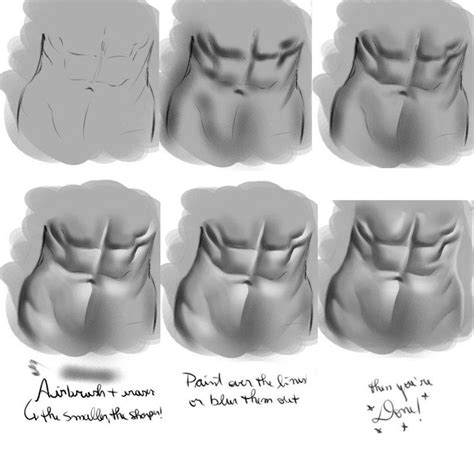 Abs Tutorial by beebrushes on DeviantArt | How to draw abs, Art reference poses, Anatomy sketches