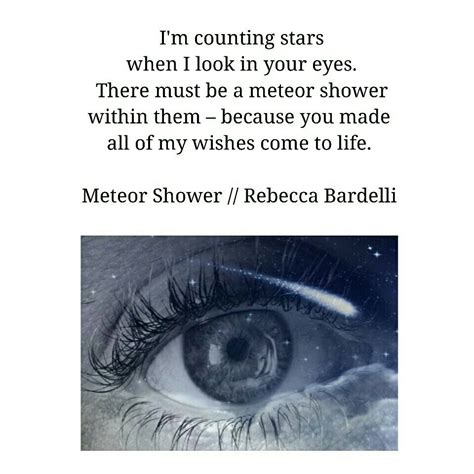 Meteor Shower Counting Stars, Meteor Shower, Love Notes, Prose, The ...