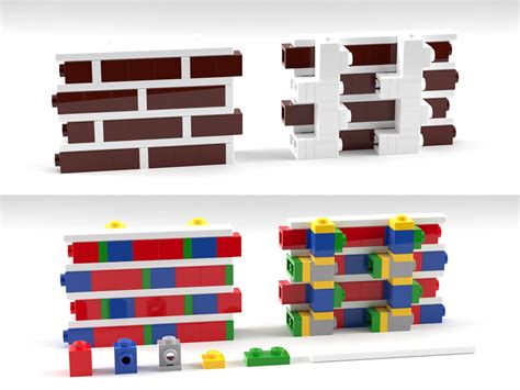 Brick Wall Technique | The technique used for the bricks in … | Flickr Lego Friends Storage ...