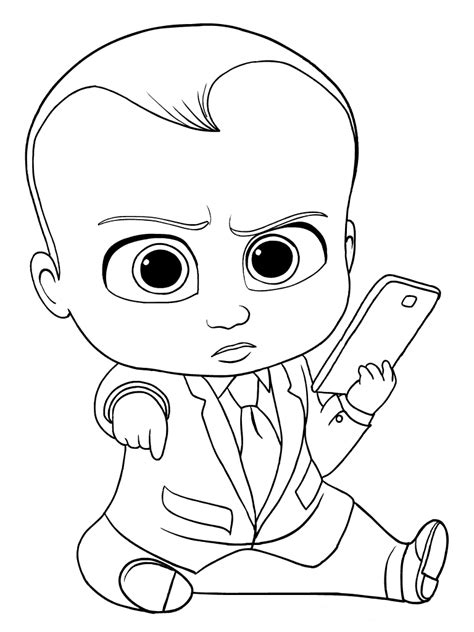 Boss Baby Coloring Pages - Best Coloring Pages For Kids