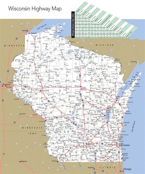 Maps Of Wisconsin Cities And Travel Information | Download Free Maps - Printable Map Of ...