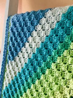 Ravelry: C2C Rectangle Baby Blanket pattern by Debbie Field