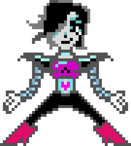 Download Undertale Mettaton Sprite - Pixel Art Undertale Mettaton | Transparent PNG Download ...