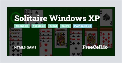 Classic Solitaire Windows XP (Klondike) - Play Online