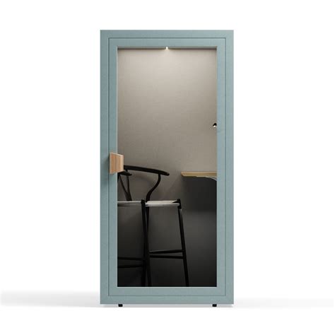 Folio Stand Up Soundproof Phone Booth | Acoustic Pod - Folio Pebble Grey / Furniture Set 1 ...