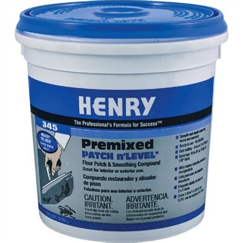 Henry 345 Premixed Patch n'LEVEL Floor Patch & Smoothing Compound, Gray ...